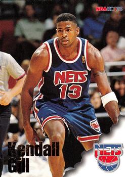 1996-97 Hoops #224 Kendall Gill Front