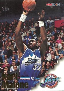 1996-97 Hoops #244 Karl Malone Front