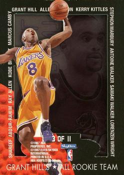 1996-97 Hoops - Grant's All-Rookies #3 Kobe Bryant Back