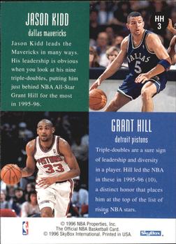1996-97 Hoops - Head 2 Head #HH3 Jason Kidd / Grant Hill Back