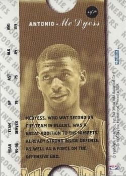 1996-97 Hoops - Rookie Headliners #1 Antonio McDyess Back