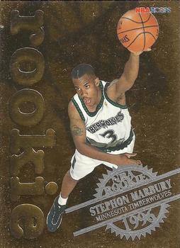 1996-97 Hoops - Rookies #17 Stephon Marbury Front