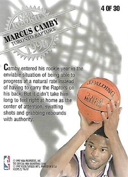 1996-97 Hoops - Rookies #4 Marcus Camby Back