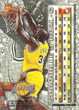 1996-97 Metal #183 Shaquille O'Neal Back