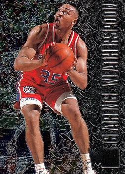 1996-97 Metal #74 Clarence Weatherspoon Front