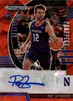 2020 Panini Prizm Draft Picks Collegiate - Prospect Autographs Red Ice #PA-PS Pat Spencer Front