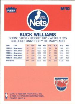 1996-97 Metal - Decade of Excellence #M10 Buck Williams Back