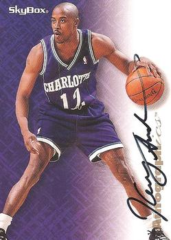 1996-97 SkyBox Premium - Autographics Black Ink #NNO Kenny Anderson Front
