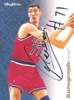 1996-97 SkyBox Premium - Autographics Black Ink #NNO Gheorghe Muresan Front
