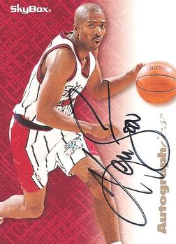 1996-97 SkyBox Premium - Autographics Black Ink #NNO Kenny Smith Front