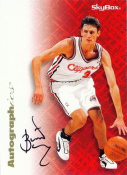 1996-97 SkyBox Premium - Autographics Black Ink #NNO Brent Barry Front