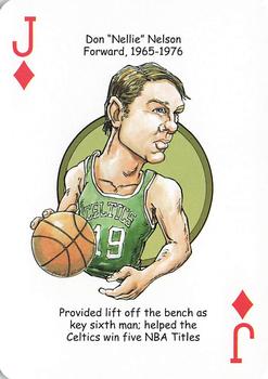 2017 Hero Decks Boston Celtics Basketball Heroes Playing Cards #J♦ Don Nelson Front