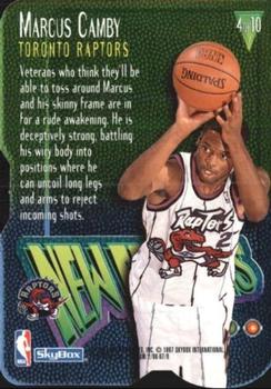 1996-97 SkyBox Premium - New Editions #4 Marcus Camby Back