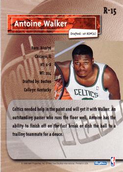 1996-97 SkyBox Premium - Rookie Prevue #R-15 Antoine Walker Back