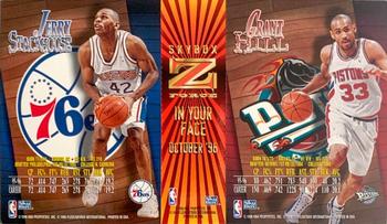 1996-97 SkyBox Z-Force #NNO Grant Hill / Jerry Stackhouse  Back