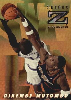 1996-97 SkyBox Z-Force - Swat Team #ST4 Dikembe Mutombo Front