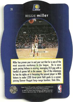 1996 SPx #20 Reggie Miller  Back