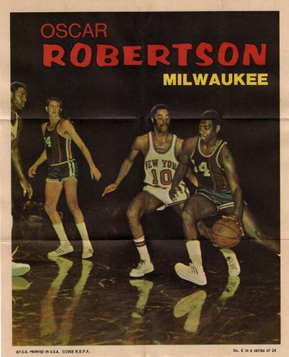 1970-71 Topps - Poster #6 Oscar Robertson Front