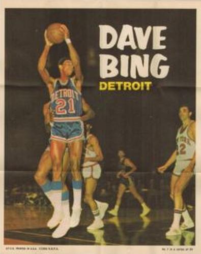 1970-71 Topps - Poster #7 Dave Bing Front