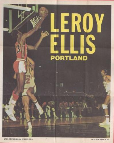 1970-71 Topps - Poster #9 Leroy Ellis Front