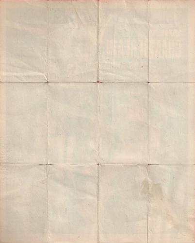 1970-71 Topps - Poster #17 Wilt Chamberlain Back