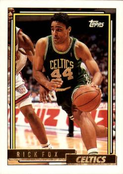 1992-93 Topps - Gold #33 Rick Fox Front