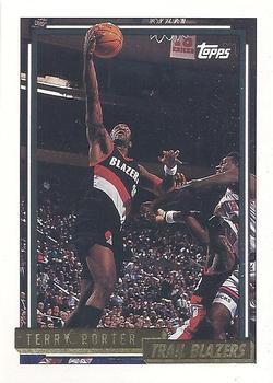 1992-93 Topps - Gold #51 Terry Porter Front