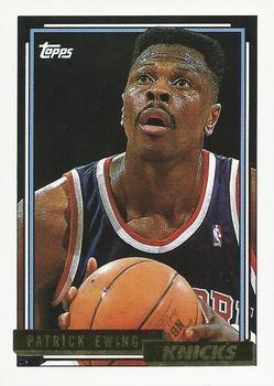 1992-93 Topps - Gold #66 Patrick Ewing Front