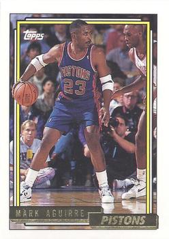 1992-93 Topps - Gold #86 Mark Aguirre Front