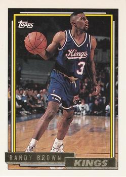 1992-93 Topps - Gold #181 Randy Brown Front