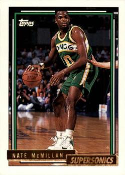 1992-93 Topps - Gold #306 Nate McMillan Front