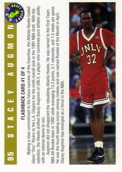 1992 Classic Draft Picks - Gold #95 Stacey Augmon Back