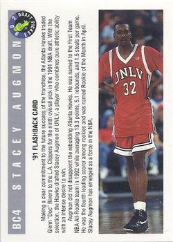 1992 Classic Draft Picks - Magicians #BC4 Stacey Augmon Back