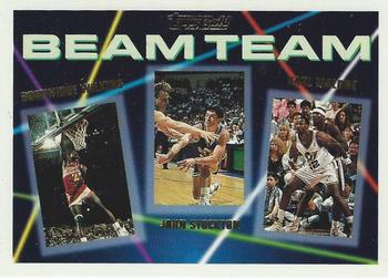 1992-93 Topps - Beam Team Gold #4 Dominique Wilkins / John Stockton / Karl Malone Front
