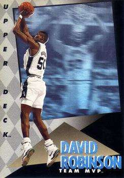 1992-93 Upper Deck MVP Holograms #24 David Robinson Front