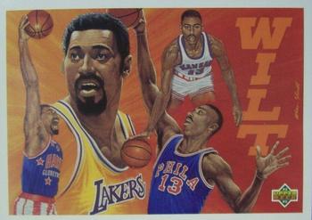 1992-93 Upper Deck - Basketball Heroes: Wilt Chamberlain Box Bottom #NNO Wilt Chamberlain Front
