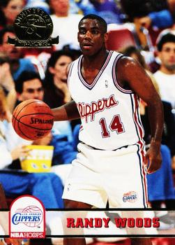 1993-94 Hoops - Fifth Anniversary Gold #102 Randy Woods Front