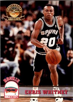 1993-94 Hoops - Fifth Anniversary Gold #406 Chris Whitney Front