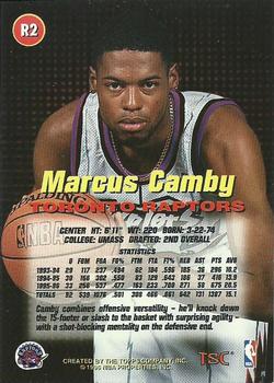 1996-97 Stadium Club - Rookies (Series One) #R2 Marcus Camby Back
