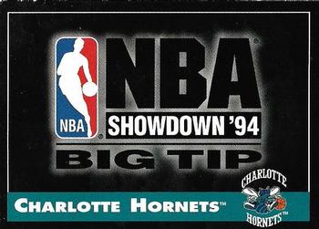 1993-94 Stadium Club - Big Tips #NNO Charlotte Hornets Front
