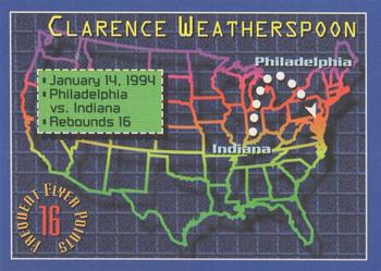 1993-94 Stadium Club - Frequent Flyer Points #5 Clarence Weatherspoon Front