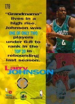 1993-94 Stadium Club - 1994 NBA Finals Super Teams Exchange #178 Larry Johnson Back