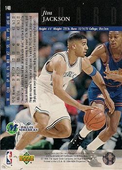 1993-94 Upper Deck Special Edition - Electric Court Gold #140 Jim Jackson Back