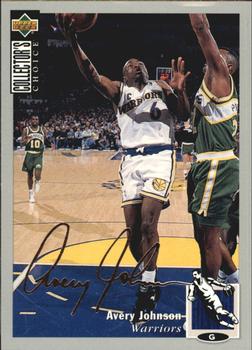 1994-95 Collector's Choice - Silver Signature #6 Avery Johnson Front