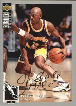 1994-95 Collector's Choice - Silver Signature #68 Sedale Threatt Front