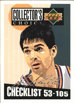 1994-95 Collector's Choice - Silver Signature #208 John Stockton Front