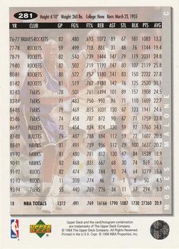 1994-95 Collector's Choice - Silver Signature #281 Moses Malone Back