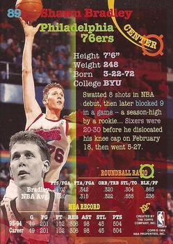 1994-95 Stadium Club - Super Teams NBA Finals #89 Shawn Bradley Back