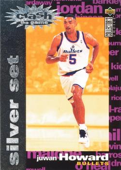 1995-96 Collector's Choice - You Crash the Game Silver Exchange: Assists/Rebounds #C3 Juwan Howard Front