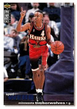 1995-96 Collector's Choice - 1995-1996 Debut Exchange #T6 Spud Webb Front